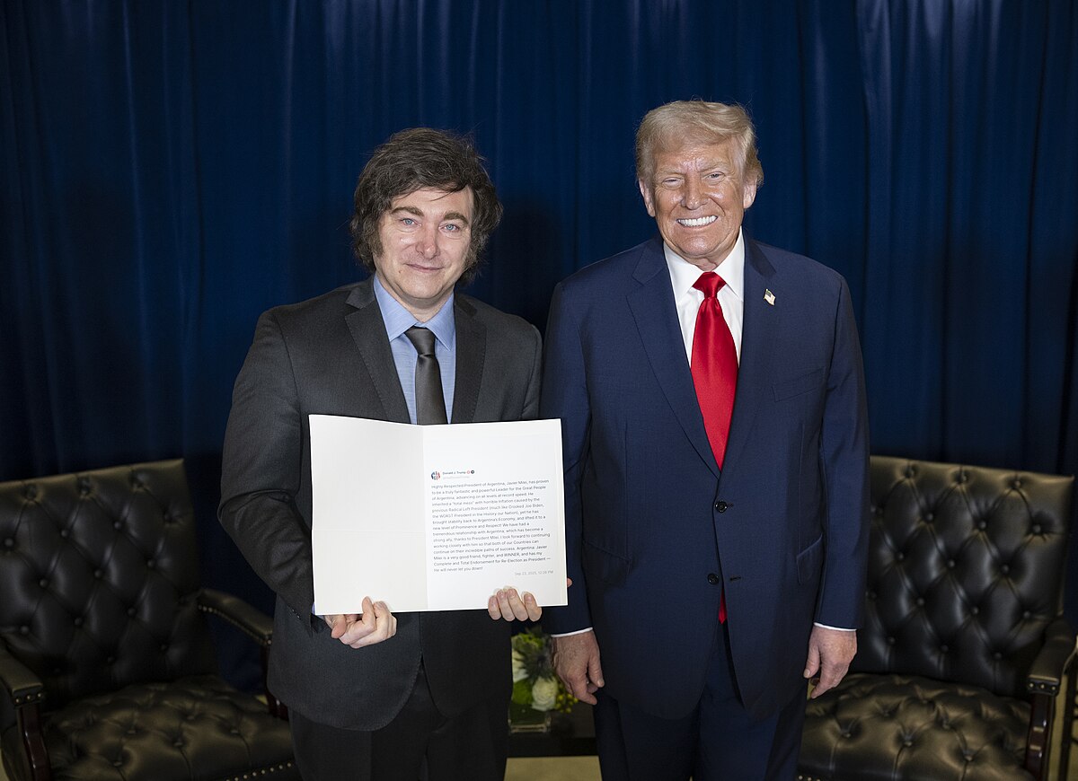 EE.UU. otorga 20 mil millones a Milei y apoya su plan económico