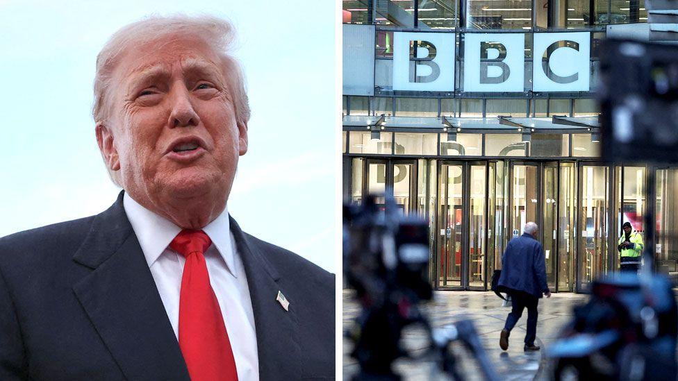 Trump amenaza a la BBC con emprender acciones legales por la manipulación de su discurso en 2021